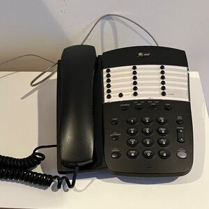 Black Corded 2 Line Speaker Phone